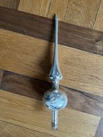 Christbaumspitze & 4 Weihnachtskugeln, Vintage, alt