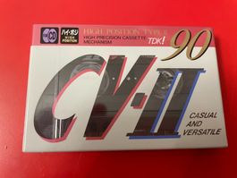 TDK CV-II 90 Chrom seltene Audio Kassette im Original!