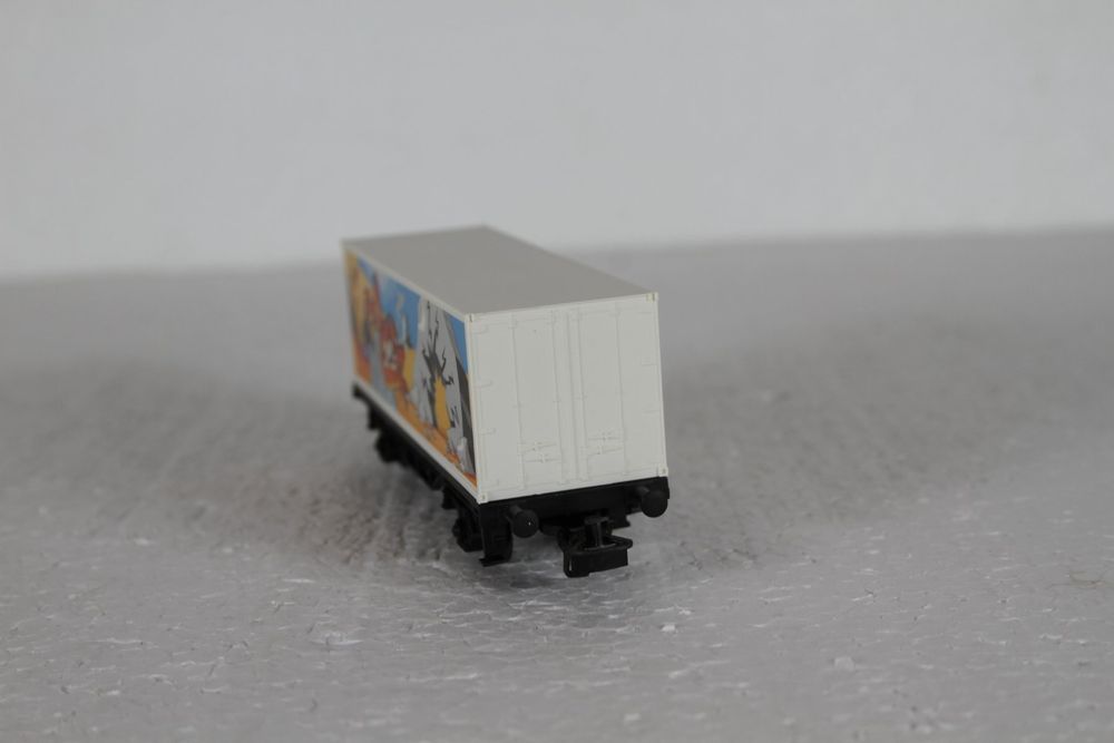 Wagon Couvert Märklin H0 48704 Looney Tunes / 1.FC JW 2004 - Époque IV, AC, Occasion Bon état