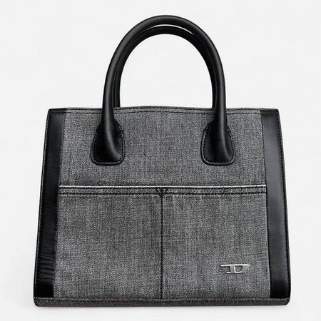 vintage DIESEL grey denim handbag