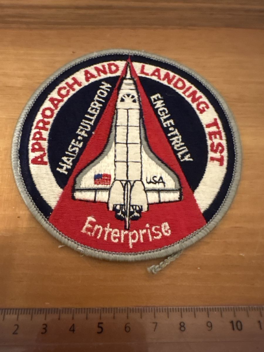 NASA Toppe: Patch Space Shuttle Enterprise Landungstest NASA – Usato da st.gallen venduto da Garagen_Verkauf