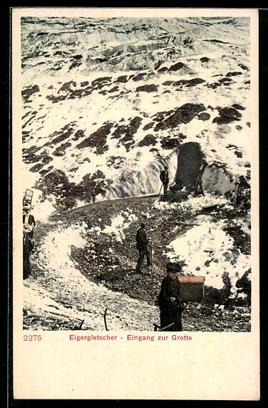 Ansichtskarten: AK Eigergletscher, Eingang zur Grotte – Gebraucht aus Berlin von bartko-reher