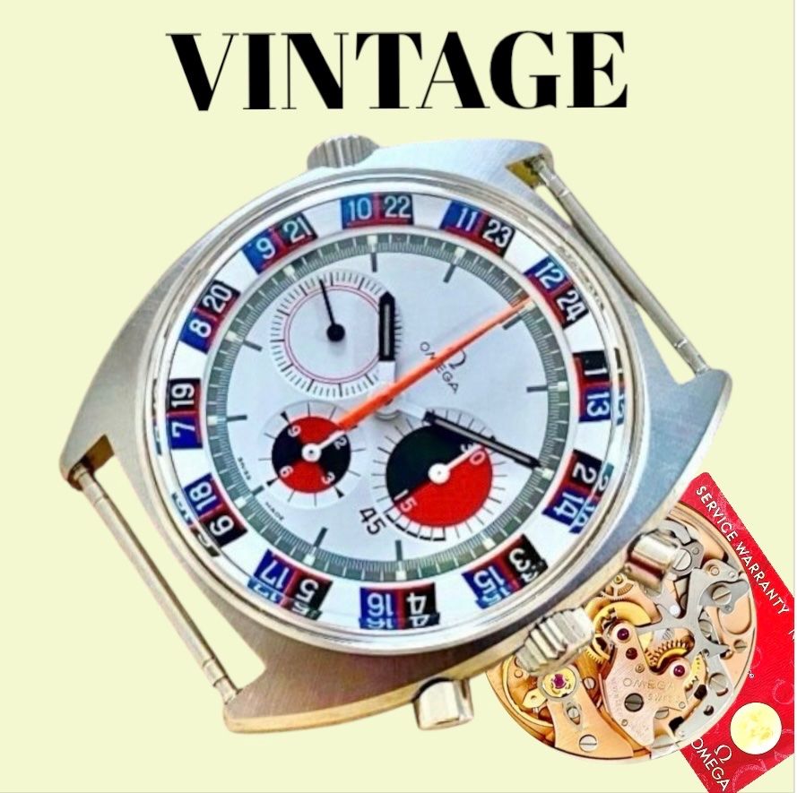 Omega Orologi: Omega Herren Handaufzug chronograph – Usato da lyss venduto da Uhrenparadies