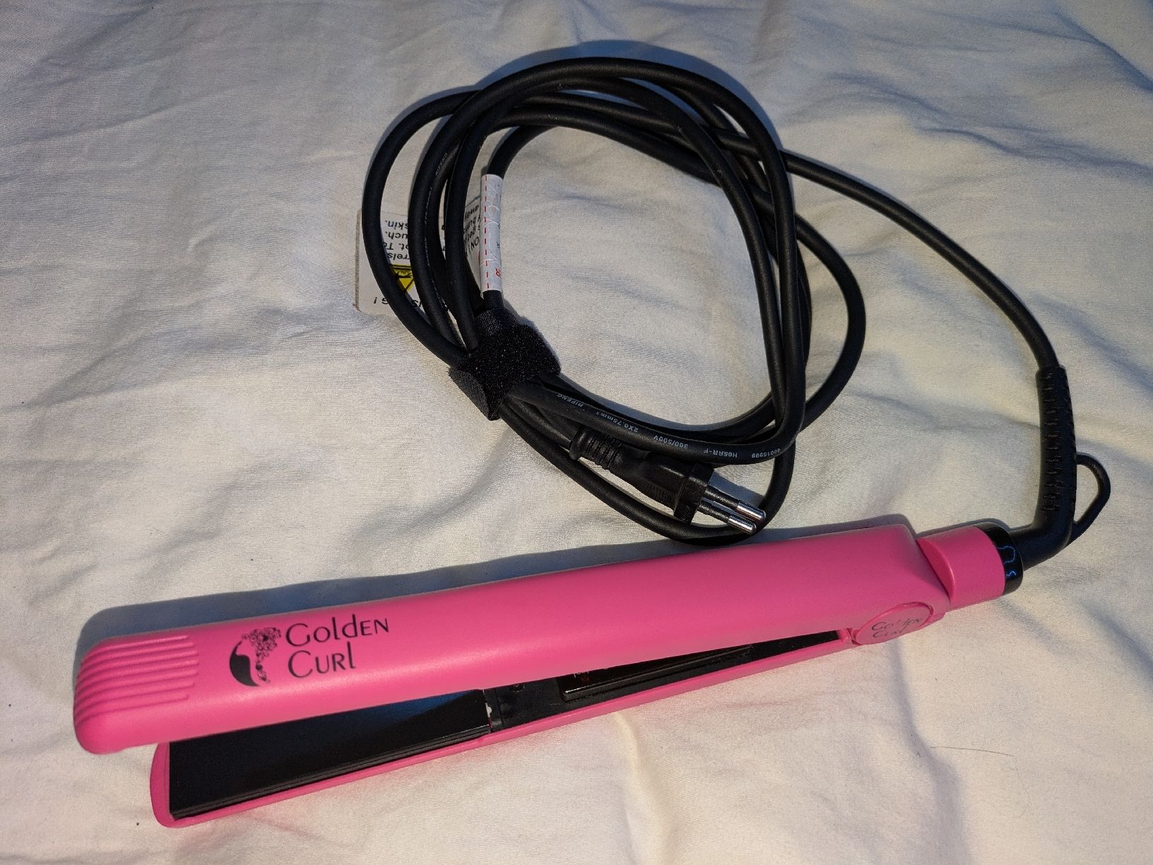 Lockenstäbe & Haarglätter: Golden Curl Glätteisen | Pink Styler – Gebraucht aus Kleinandelfingen von ginaaks 1