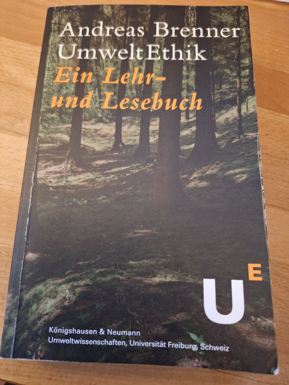 Bücher: Andreas Brenner UmweltEthik - Lehrbuch ! – Gebraucht aus Hedingen von Rosie013