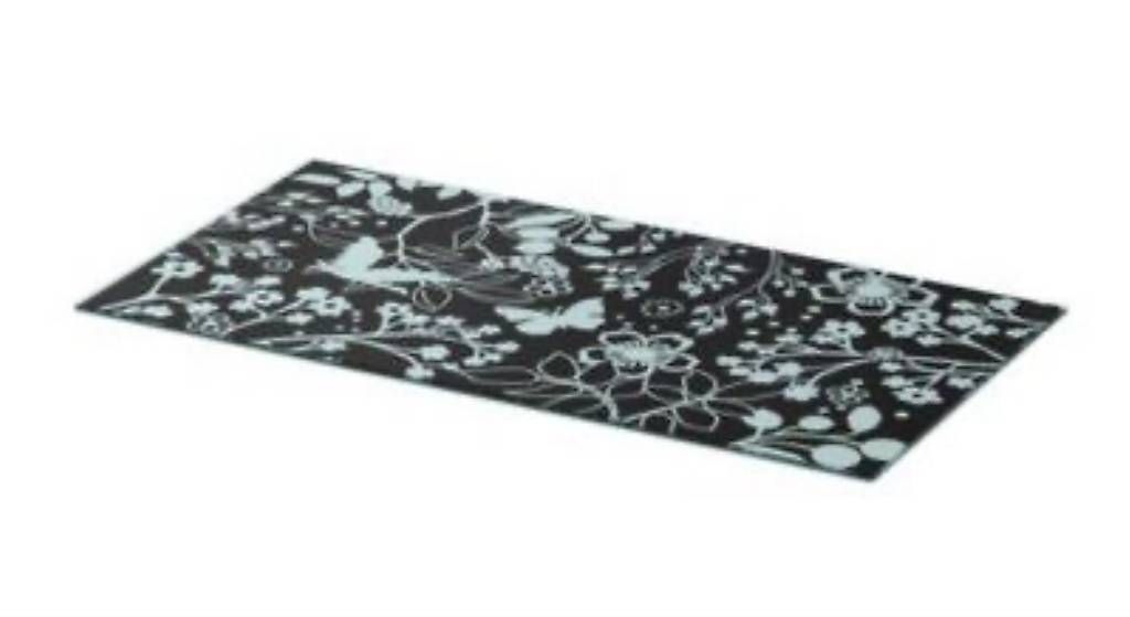 Tische: Glastisch mit Blumenmotiv  – Gebraucht aus Arisdorf von Fambo 1