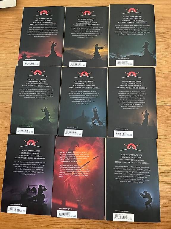 Libri: Samurai - alle 9 Bücher – Usato da Dielsdorf venduto da aid_6lk7 1