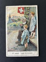 Carte Postale Ancienne Suisse - 1er Aout - Les Cloches