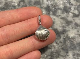 Charm Anhänger Muschel - Silber 925 🐚 Wunderschön! 💎