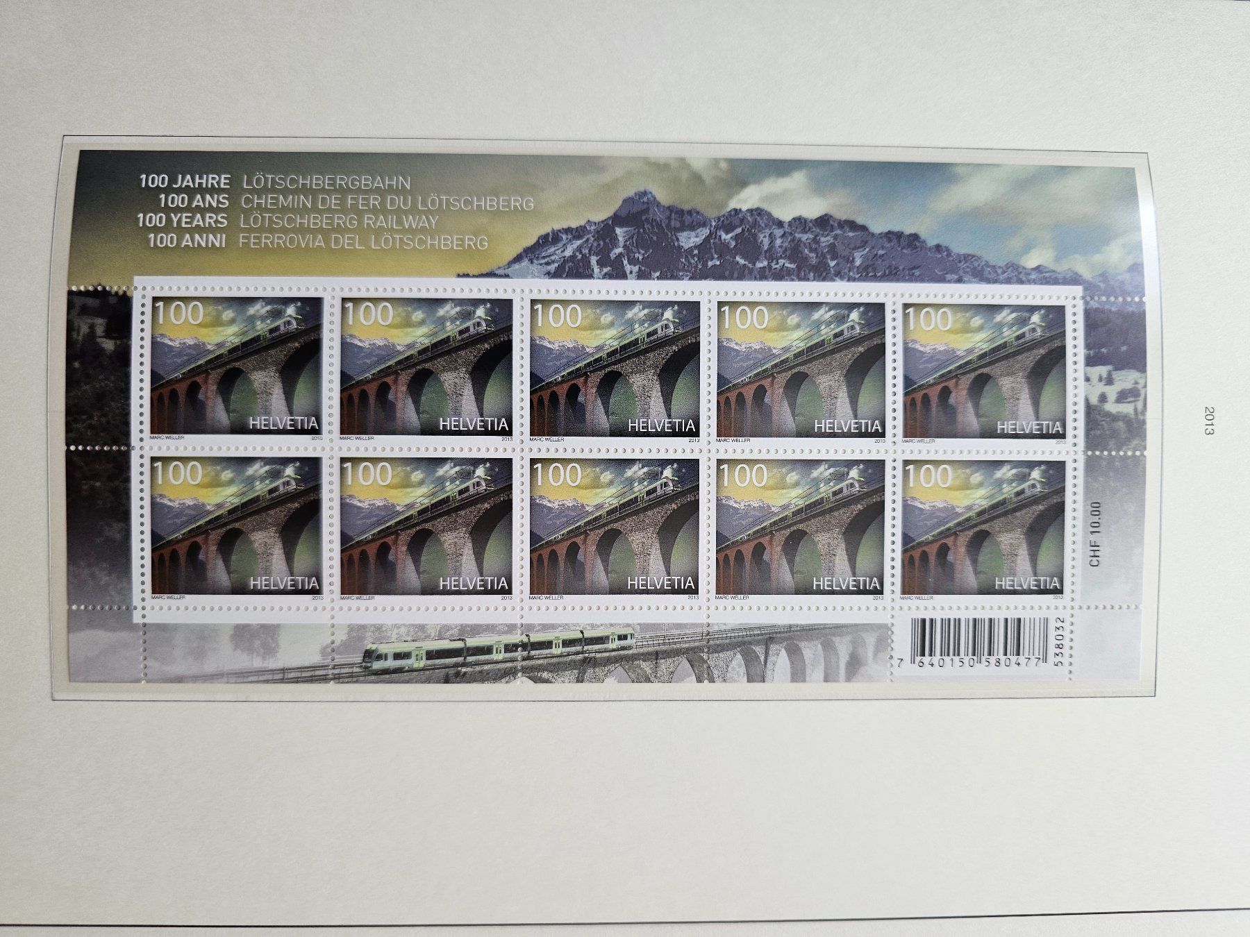 Tutti i francobolli: 2013 Kleinbogen Nr.1452, postfrisch** – Nuovo (secondo la descrizione) da Leimbach AG venduto da jaja79