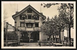 Walzenhausen, Pension Rosenberg mit Gart
