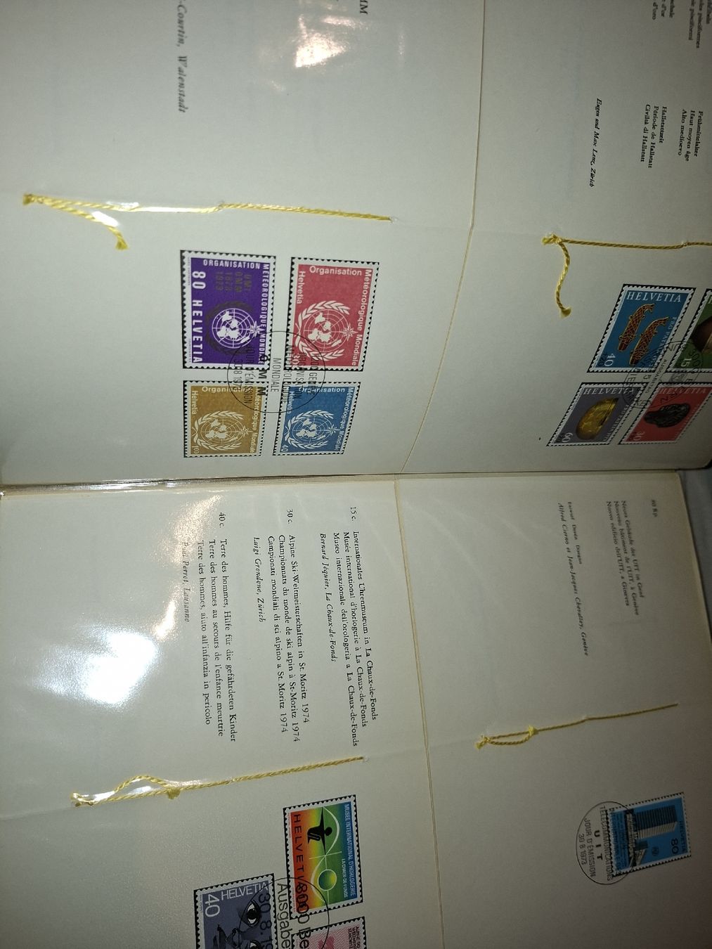 Tous les timbres: PTT Hefte 60Stk + mit Stich Bickel Probe  – D'occasion à Balgach par SIMEON27 5