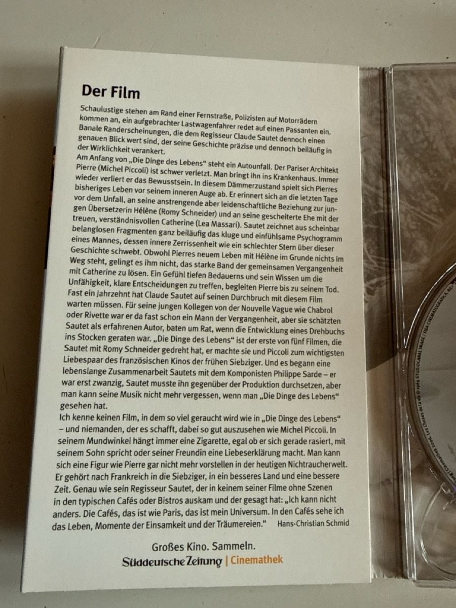 Tutti i DVDs: Die Dinge des Lebens – Usato da St.Gallen venduto da elk2022 1