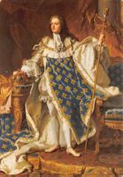 Kunst-AK, Louis XV Roi de France, par Hyacinthe Rigaud