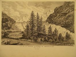 GROSSER GRINDELWALDGLETSCHER KUPFERSTICH