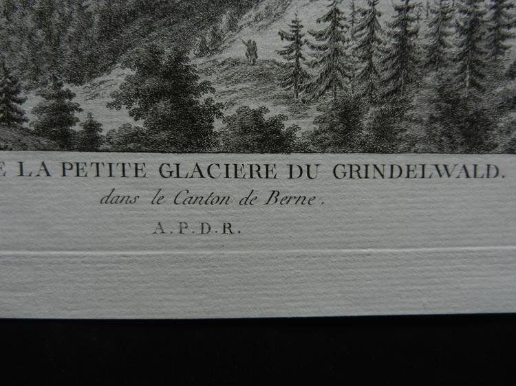 Stiche: Vue glacier Grindelwald – Gebraucht aus Risch von Rischli15 2