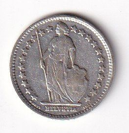 Alle Münzen: 50 Rp. 1932 – Gebraucht aus Neuchâtel von karlpierrino 1