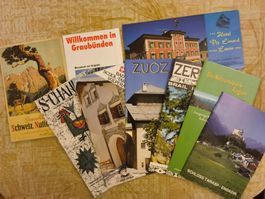 Sammel Konvolut CH Nationalpark 1939 + diverse Prospekte