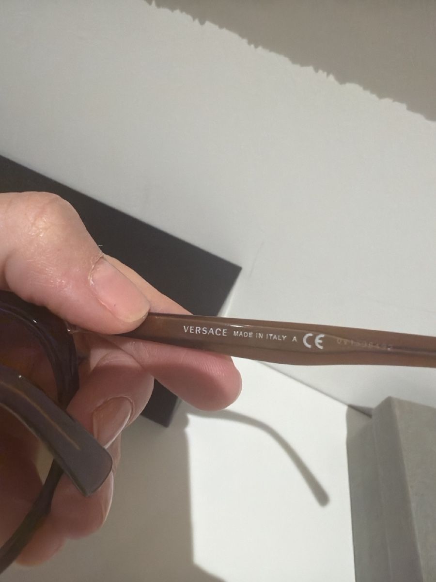 Versace Occhiali & Lenti: Versace Sunglasses brown with discrete logos – Usato da Zürich venduto da maricampos 2