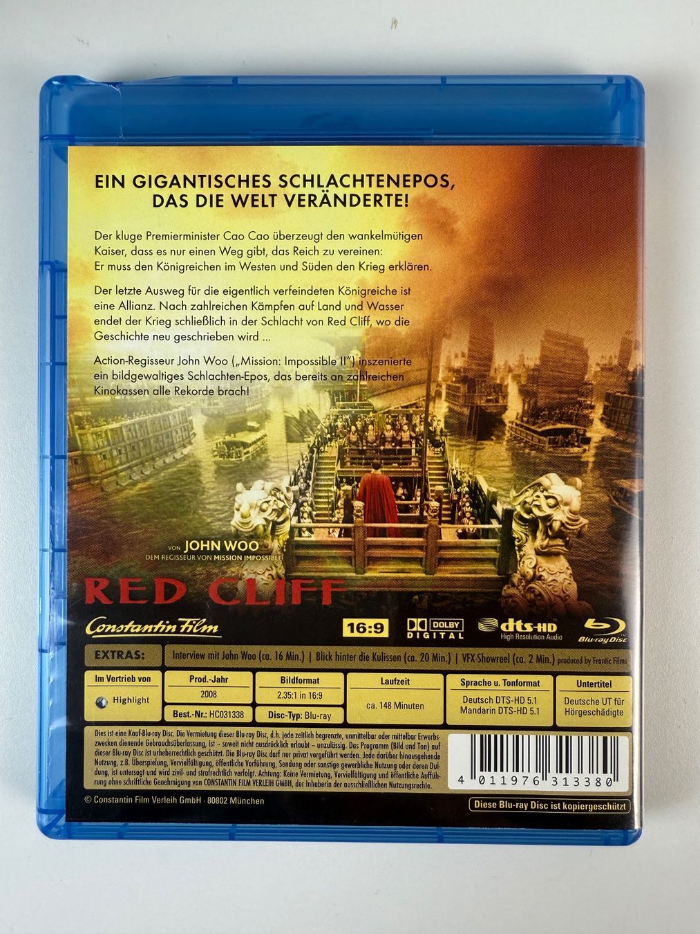 Alle DVDs: Blu-Ray Red Cliff – Gebraucht aus Gasel von Alter_Ego 1
