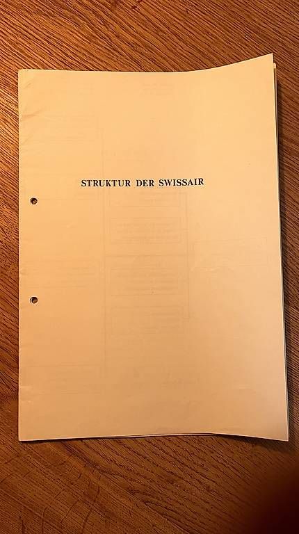 Livres: Struktur der Swissair – D'occasion à Langendorf par donHolz