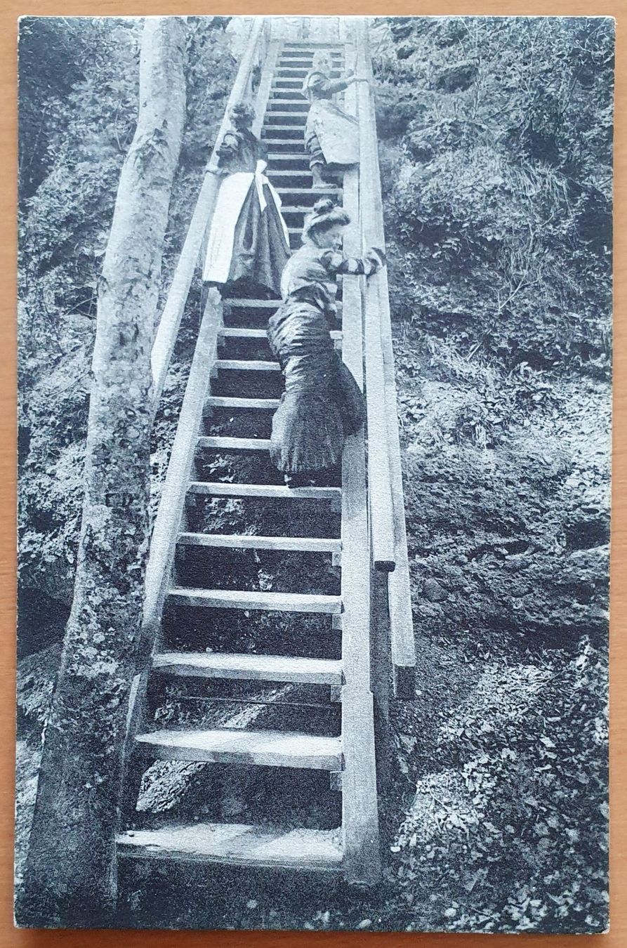 Cartoline postali: Uetliberg - Das Leiterli, 1909 TOP – Usato da Kreuzlingen venduto da Rschweiz1