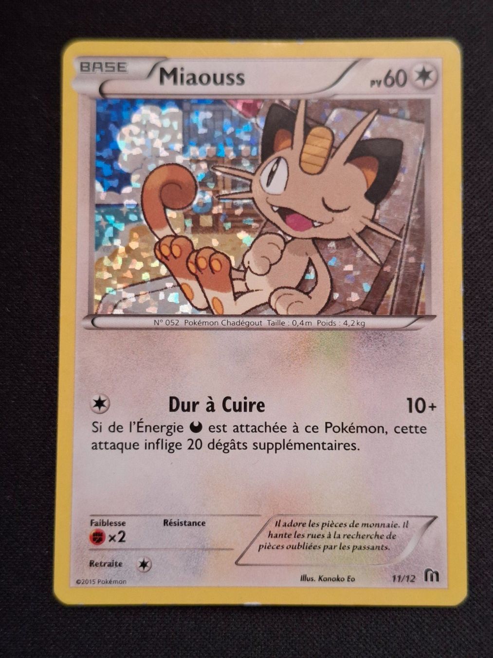 Pokémon Sammelbilder & Trading cards: Pokemon Miaouss 11/12 McDonald's Collection 2016 – Gebraucht aus Gammen von Karbax