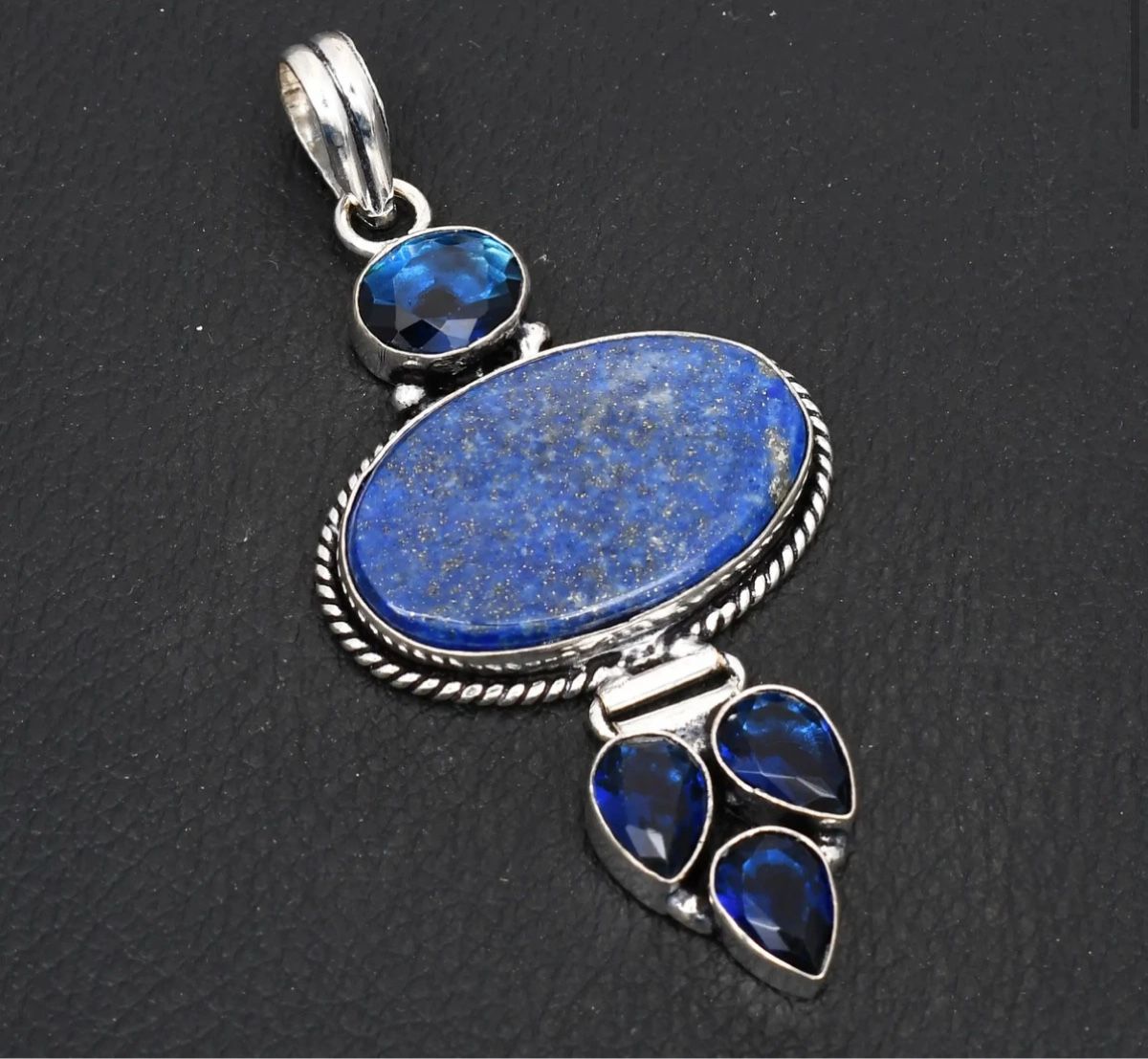 Anhänger: Schöner Lapislazuli Anhänger Silber NEU – Neu und originalverpackt aus Basel von Chili007