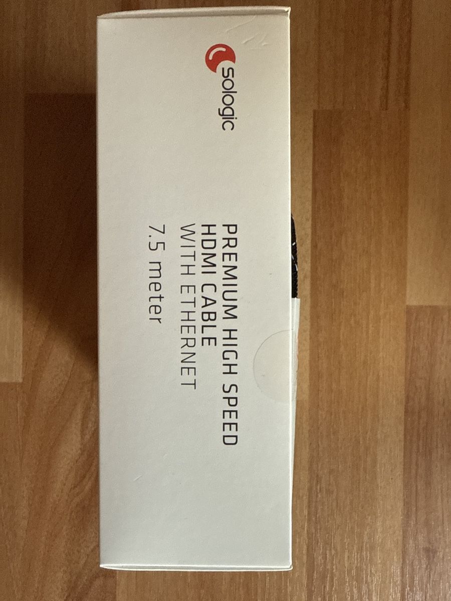 Cavi: Sologic HDMI Kabel 7.5m 4K #5 mit Adapter & Ethernet – Nuovo (secondo la descrizione) da St. Gallen venduto da mai_2lcj 2