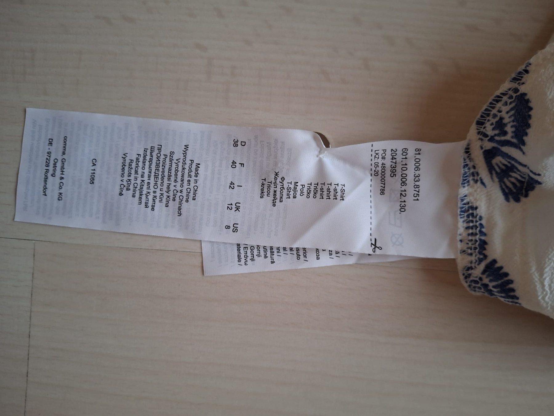 Comma Tops: Sommertop comma, Gr. 38, Blumenmuster, neu – Neu und originalverpackt aus Walterswil SO von Mama_noel 5