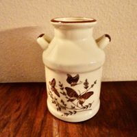 Milchkännchen mit Schmetterlingen 🌸 Frühlingsdeko, Keram...
