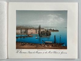 Rousseau Berges Mont Blanc Genf Briquet Cuvillier Lemercier