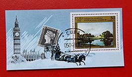 KUBA CUBA BRIEFMARKEN EXPO BIG BEN LONDON ENGLAND 1980 ET