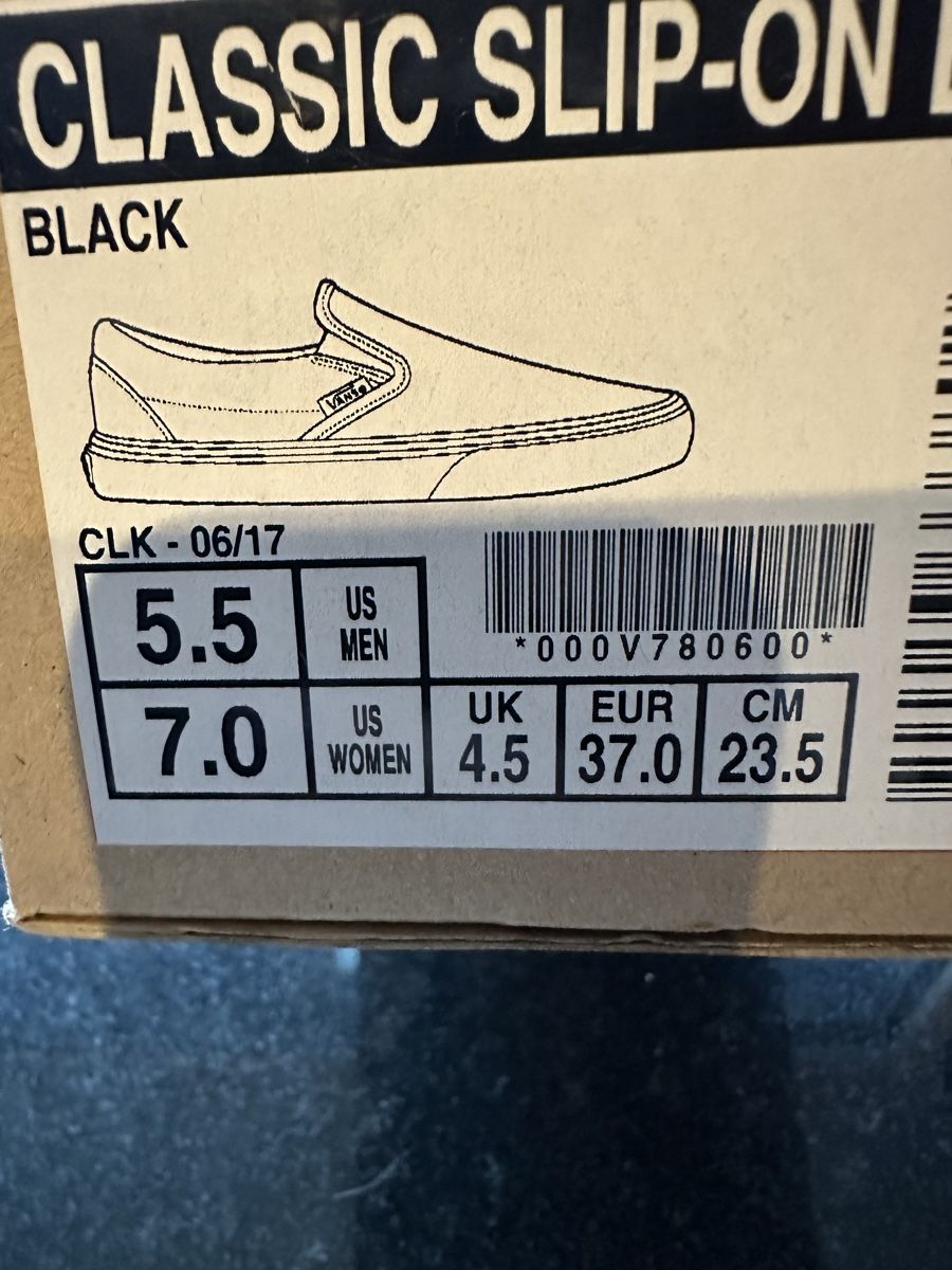 Vans Scarpe da uomo: Vans Slip On Black 37 – Usato da Bern venduto da Shininglove 6