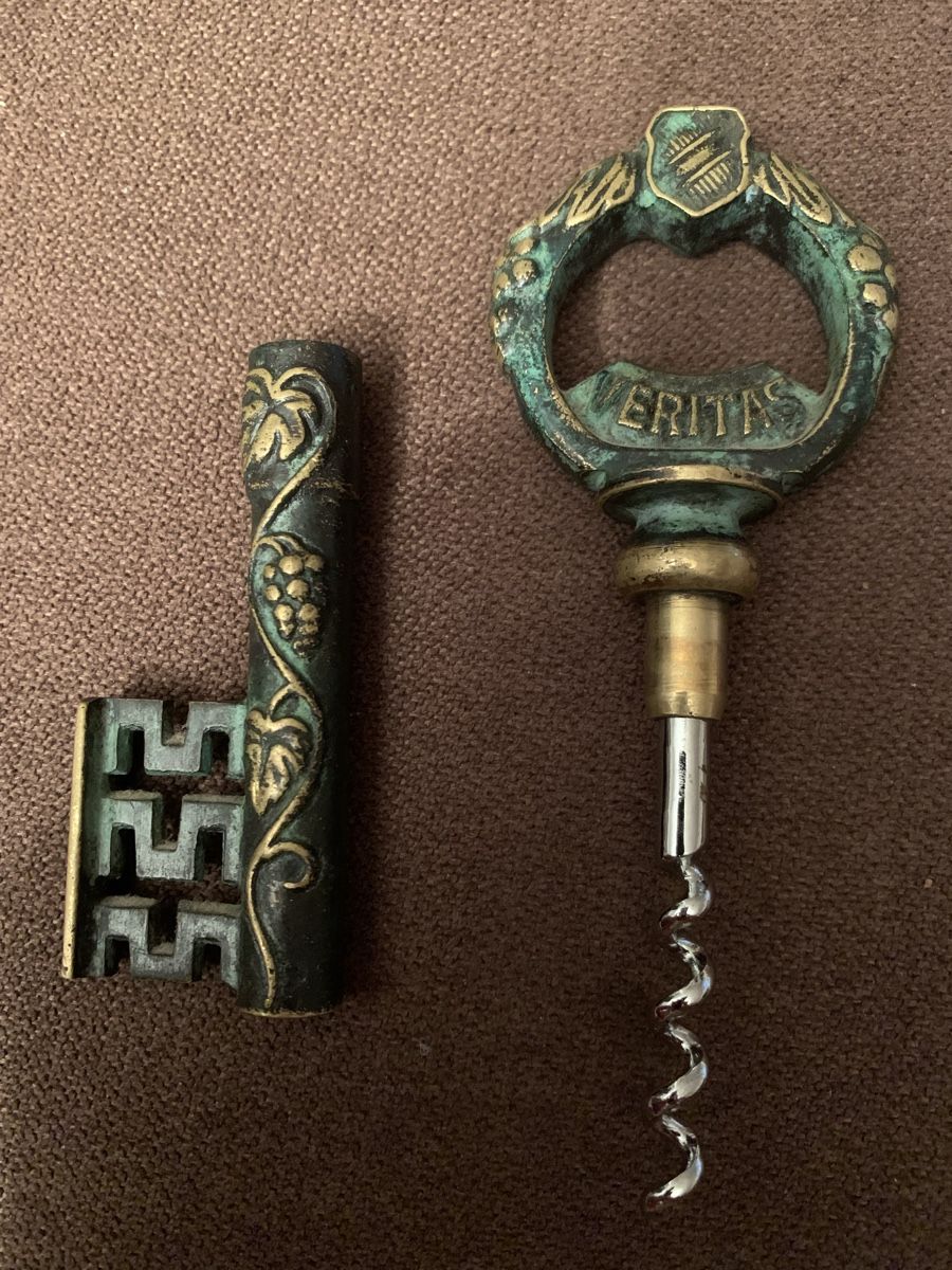 Apribottiglie & Tappi per chiusura: Vintage Messing Schlüssel Korkenzieher – Usato da Rorschacherberg venduto da raf_2ll8 3