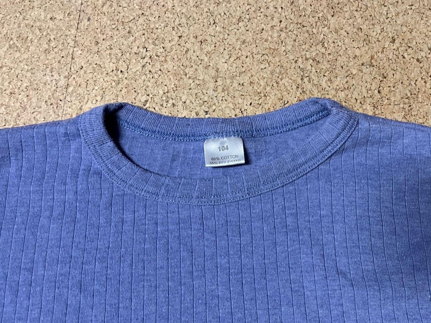 Biancheria intima: Thermoshirt kurzarm, hellblau, Gr. 104 – Usato da Grosswangen venduto da Vita500 3