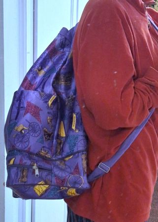 coole vintage Beuteltasche💜/Badetasche