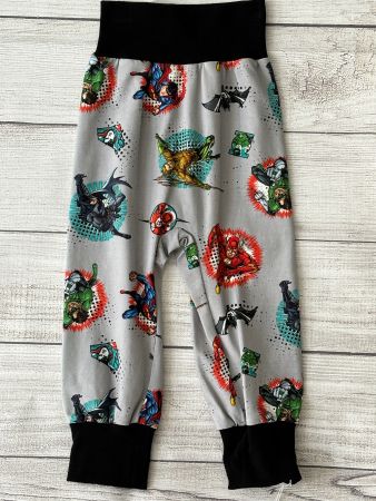 Batman, Spiderman, Superman Pumphose Mitwachshose Gr. 80/86