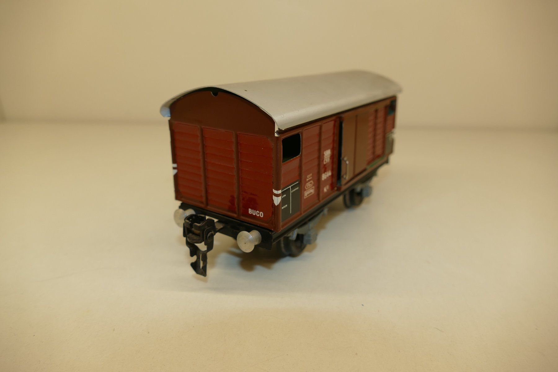 Buco Modellini di ferrovie: Buco 0: SBB Güterwagen K2 braun – Usato da Niederhasli venduto da rail-duerst 1