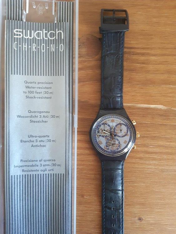 Swatch Chrono Timeless Zone SCN104 de 1993, pile neuve (Gebraucht) in ...