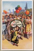 Künstlerkarte, München, Gruss vom Oktoberfest