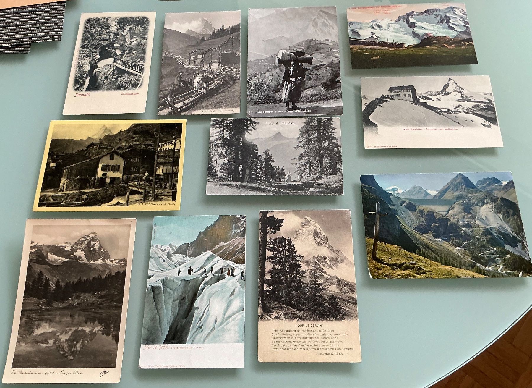 Cartoline postali: Zermatt Vintage Postkarten Sammlung - 11 Stk – Usato da Crans-Montana venduto da plainemorte 2