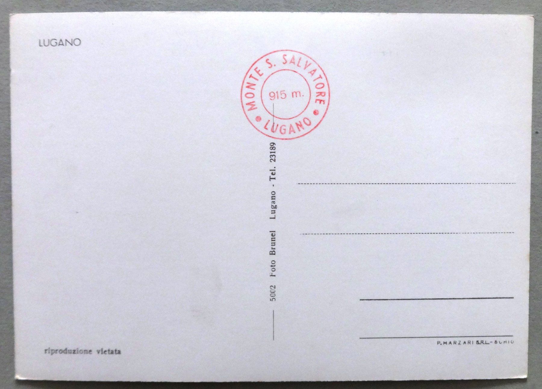 Cartes postales: Lugano – D'occasion à Fétigny par Billy2miny 1