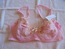 BH MIT ZARTEM MUSTER, GRÖSSE 80 C, NEU