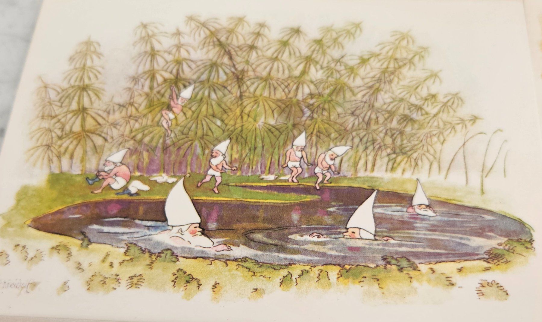 Cartoline postali: 9 Kreidolf-Karten – Usato da Uster venduto da Sonnenblume212