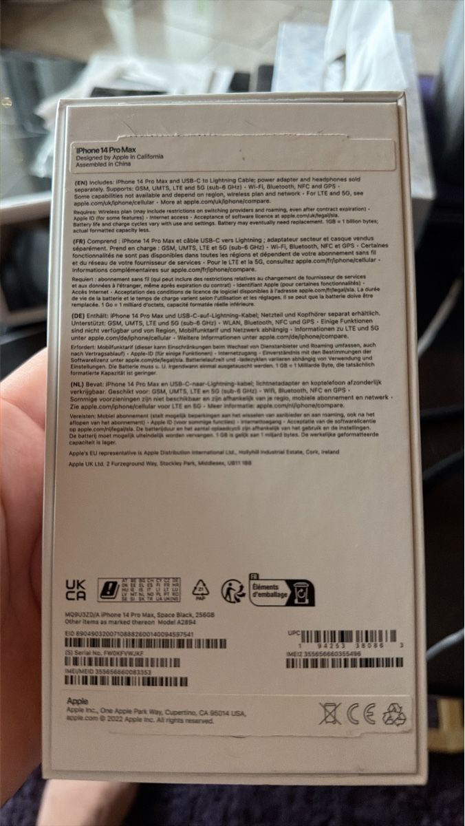 Apple Handys / Smartphones: Apple iPhone 14 Pro Max Space Black – Gebraucht aus Lufingen von Nightrider93 1