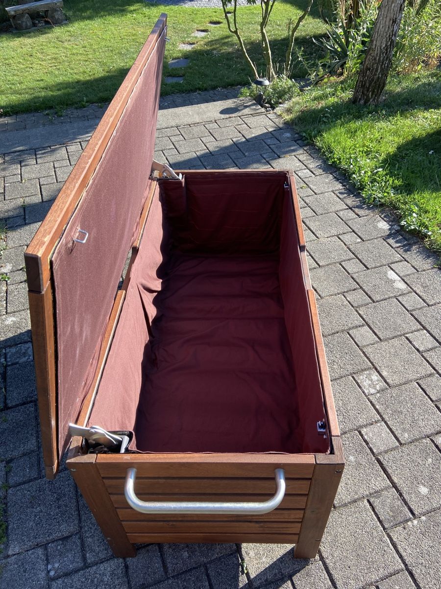 Auflagenboxen: Akazien Kissenbox – Gebraucht aus Schötz von Willibandi 2