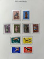 Liechtenstein Briefmarken, komplett, Jahrgang 1974, Top!