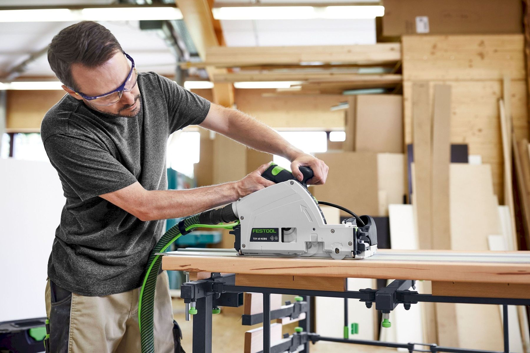 Seghe: Festool TSV 60 KEBQ-Plus-FS Tauchsäge – Nuovo e nell'imballaggio originale da Bottighofen venduto da zaap 4