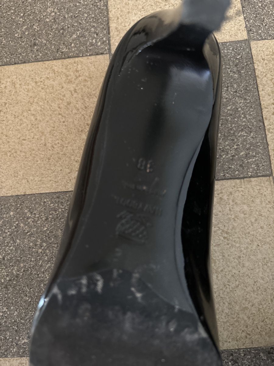 Navyboot Scarpe da donna: Navyboot Pumps Schwarz Lack – Usato da Basel venduto da FannySt 5